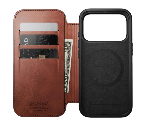 Nomad Modern Leather Folio do iPhone 17 Pro MagSafe olde dublin - 1362253 - zdjęcie 6